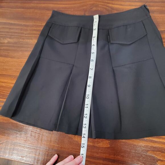 Current Mood Pleated Mini Skirt Black XS Goth Anime Dark Academia Dolls Kill - Picture 8 of 11